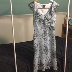 Floral Silhouette Dress